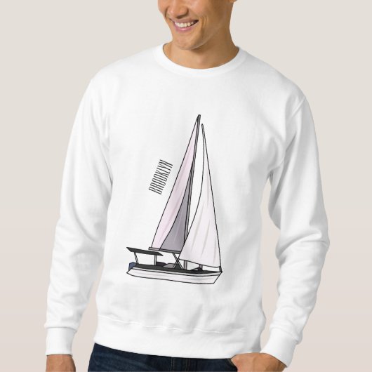 Afbeelding van cartoon per boot trui (Voorkant)