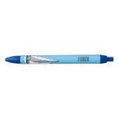 Afbeelding van cartoon per boot zwarte inkt pen (Voorkant)