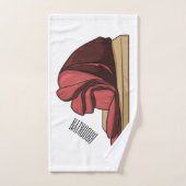 Afbeelding van cartoon-uurwerk bad handdoek (Handdoek)