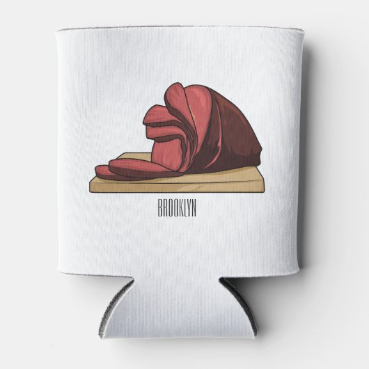 Afbeelding van cartoon-uurwerk blikjeskoeler (Voorkant)