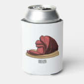 Afbeelding van cartoon-uurwerk blikjeskoeler (Blikje Achterkant)