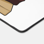 Afbeelding van cartoon-uurwerk bureaumat (Hoek)