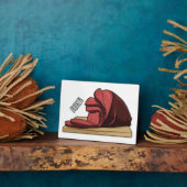 Afbeelding van cartoon-uurwerk fotoplaat (Zijkant)