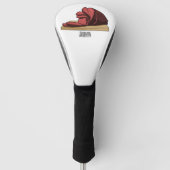 Afbeelding van cartoon-uurwerk golfheadcover (Voorkant)