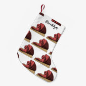 Afbeelding van cartoon-uurwerk kleine kerstsok (Voorkant (Hangend))