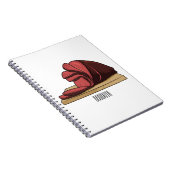 Afbeelding van cartoon-uurwerk notitieboek (Rechterzijde)