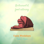 Afbeelding van cartoon-uurwerk raamsticker (Vel 3)