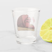 Afbeelding van cartoon-uurwerk shot glas (Achterkant)