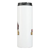 Afbeelding van cartoon-uurwerk thermosbeker (Achterkant)