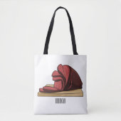 Afbeelding van cartoon-uurwerk tote bag (Voorkant)