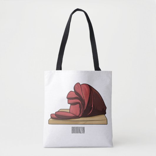 Afbeelding van cartoon-uurwerk tote bag (Voorkant)