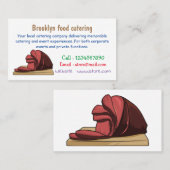 Afbeelding van cartoon-uurwerk visitekaartje (Voorkant / Achterkant)