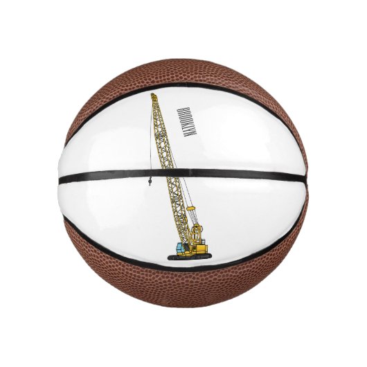 Afbeelding van cartoon van afgravator tekenen basketbal (Voorkant)