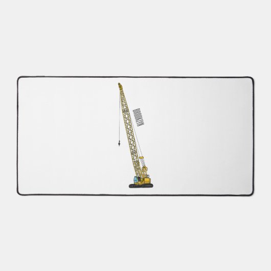 Afbeelding van cartoon van afgravator tekenen bureaumat (Voorkant)