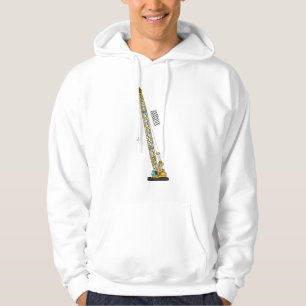 Afbeelding van cartoon van afgravator tekenen hoodie