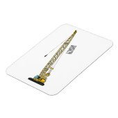 Afbeelding van cartoon van afgravator tekenen magneet (Linkerzijde)