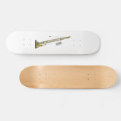 Afbeelding van cartoon van afgravator tekenen persoonlijk skateboard (Horizontaal)