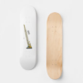 Afbeelding van cartoon van afgravator tekenen persoonlijk skateboard (Voorkant)