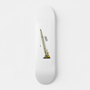 Afbeelding van cartoon van afgravator tekenen persoonlijk skateboard
