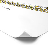 Afbeelding van cartoon van afgravator tekenen poster (Hoek)