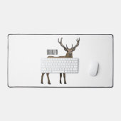 Afbeelding van cartoon van de Deer Bureaumat (Keyboard & Muis)