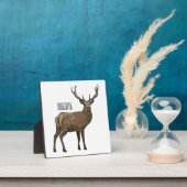 Afbeelding van cartoon van de Deer Fotoplaat (Insitu)