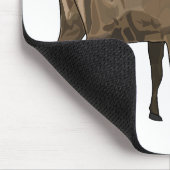 Afbeelding van cartoon van de Deer Muismat (Hoek)