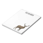 Afbeelding van cartoon van de Deer Notitieblok (Linkerzijde)