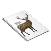 Afbeelding van cartoon van de Deer Notitieboek (Rechterzijde)