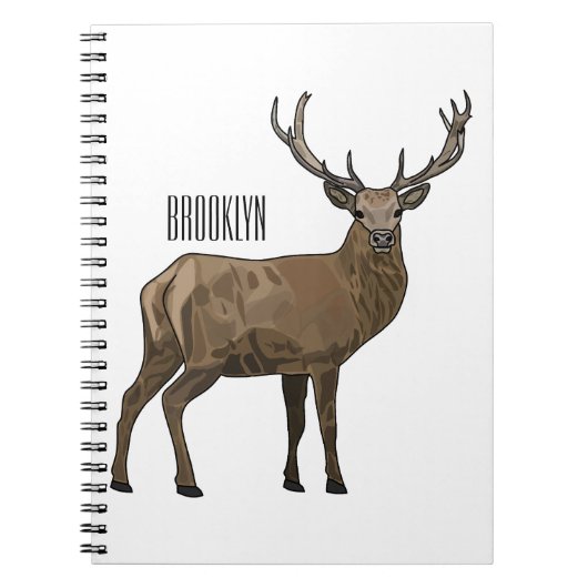 Afbeelding van cartoon van de Deer Notitieboek (Voorkant)