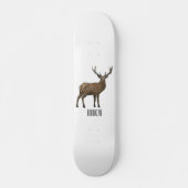 Afbeelding van cartoon van de Deer Persoonlijk Skateboard (Voorkant)