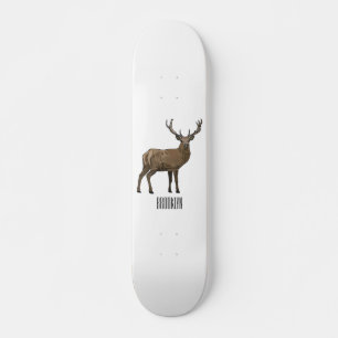 Afbeelding van cartoon van de Deer Persoonlijk Skateboard