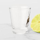 Afbeelding van cartoon van de Deer Shot Glas (Links)