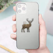 Afbeelding van cartoon van de Deer Sticker (Telefoon)