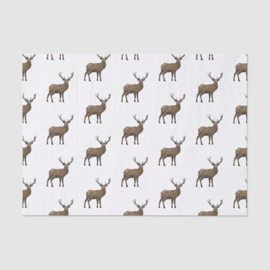 Afbeelding van cartoon van de Deer Tissuepapier (Voorkant)
