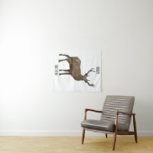 Afbeelding van cartoon van de Deer Wandkleed (In Situ (horizontaal))