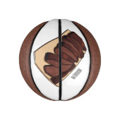 Afbeelding van cartoon van rundvlees basketbal (Verticaal)