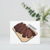 Afbeelding van cartoon van rundvlees briefkaart (Staand voorkant)