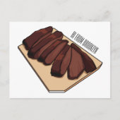 Afbeelding van cartoon van rundvlees briefkaart (Voorkant)