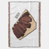 Afbeelding van cartoon van rundvlees deken (Voorkant Verticaal)