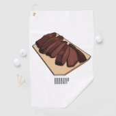 Afbeelding van cartoon van rundvlees golfhanddoek (Insitu)