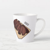 Afbeelding van cartoon van rundvlees latte mok (Rechts)