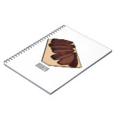 Afbeelding van cartoon van rundvlees notitieboek (Linkerzijde)