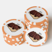 Afbeelding van cartoon van rundvlees poker chips (Opstapeling)