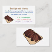 Afbeelding van cartoon van rundvlees visitekaartje (Voorkant / Achterkant)