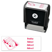 Afbeelding van cartoon van rundvlees  zelfinktende stempel (In situ)