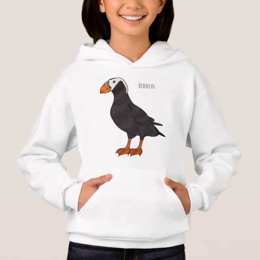 Afbeelding van cartoon van tufvogel (Voorkant)