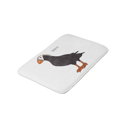 Afbeelding van cartoon van tufvogel badmat (Gekanteld)