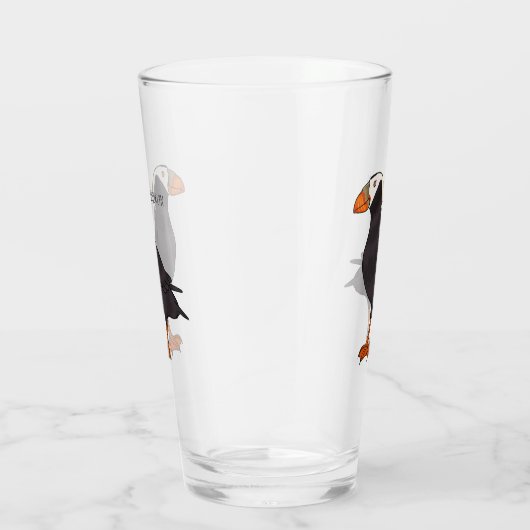 Afbeelding van cartoon van tufvogel glas (Rechts)