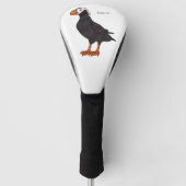 Afbeelding van cartoon van tufvogel golfheadcover (Voorkant)